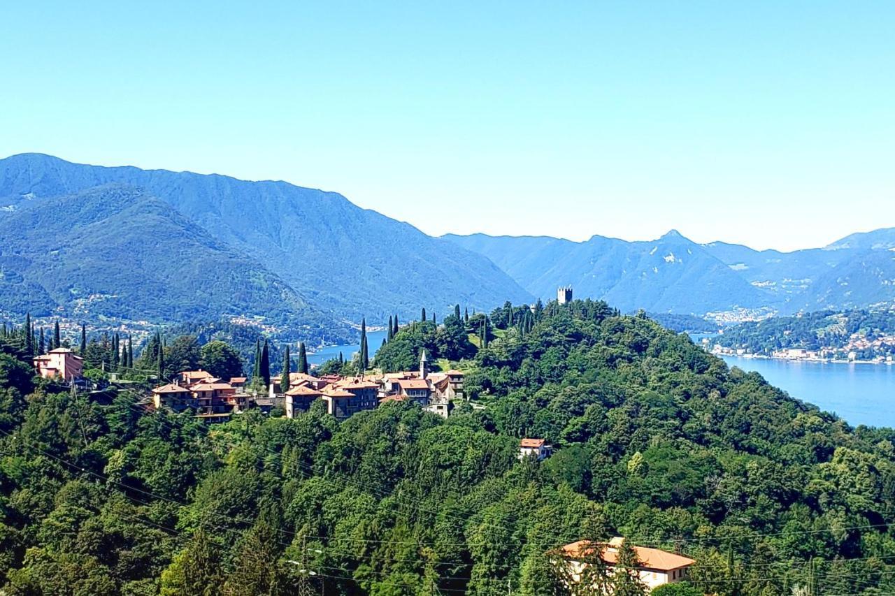 Lovely lake Como view condo in Perledo Esterno foto