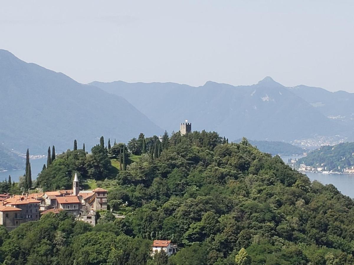 Lovely lake Como view condo in Perledo Esterno foto